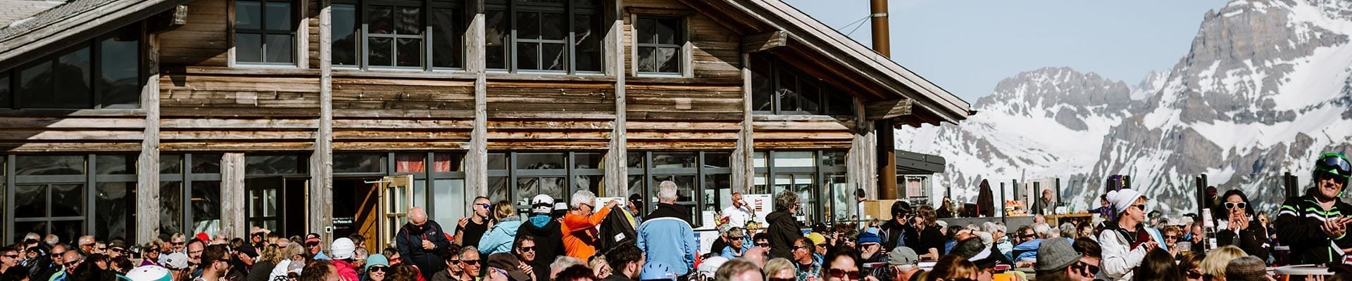 Volles Terrasse im Restaurant Sillerenbühl